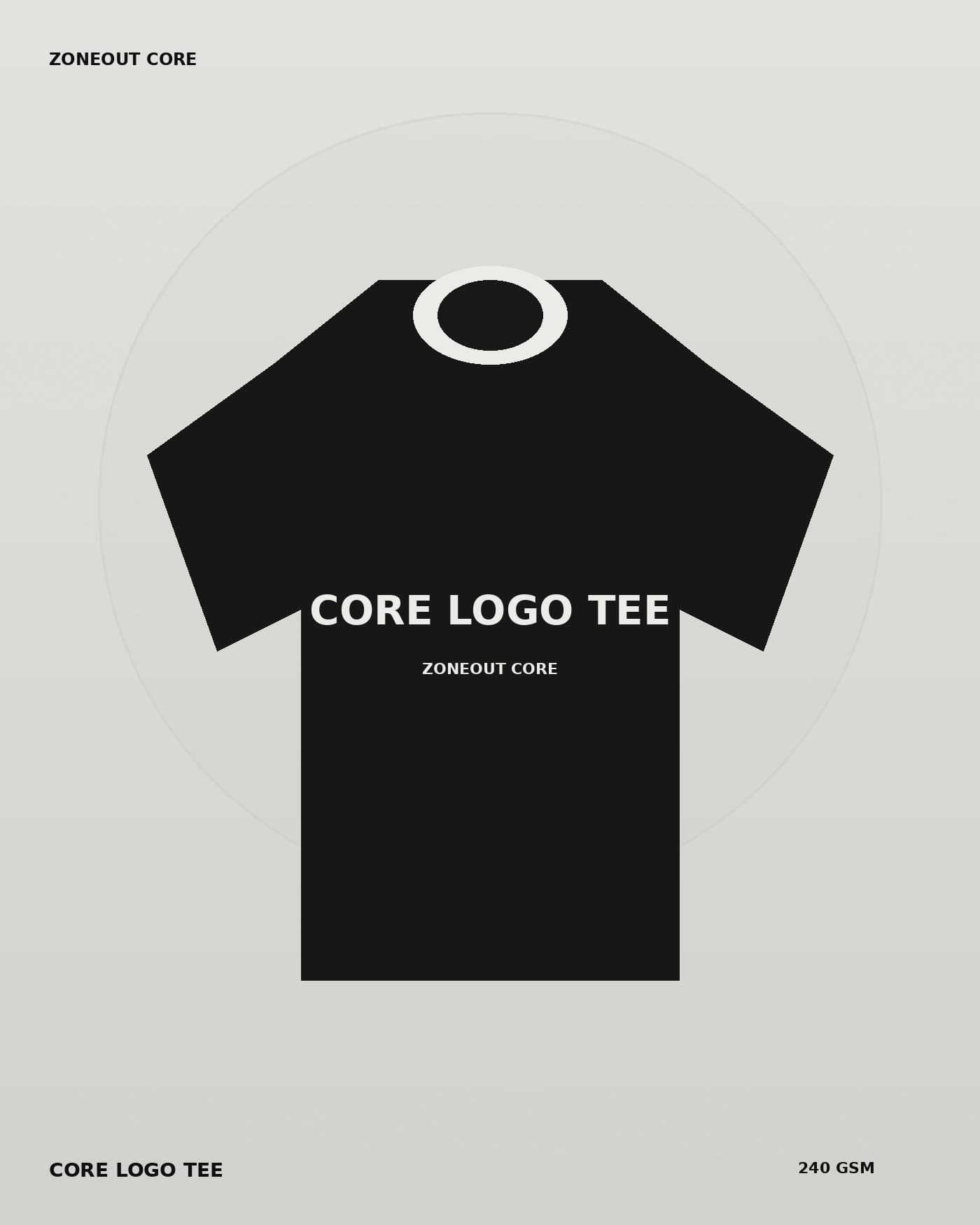 Zoneout Core Logo Tee