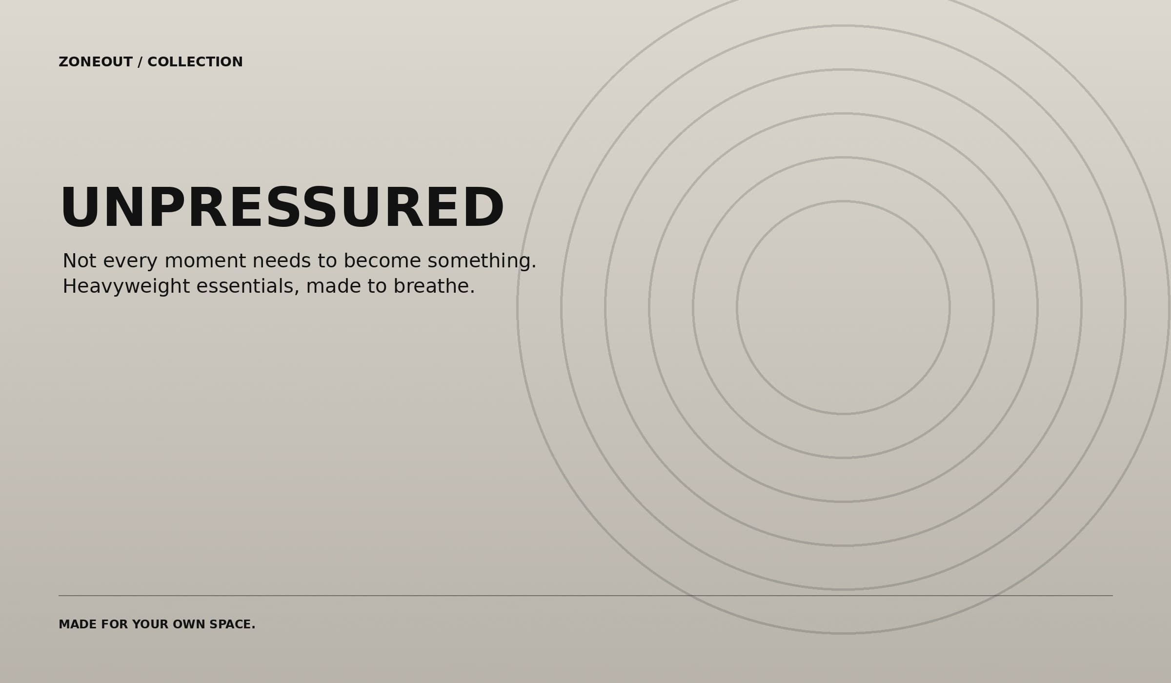 Unpressured