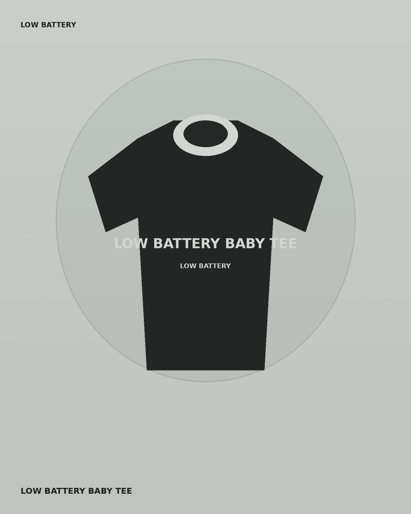 Low Battery Baby Tee
