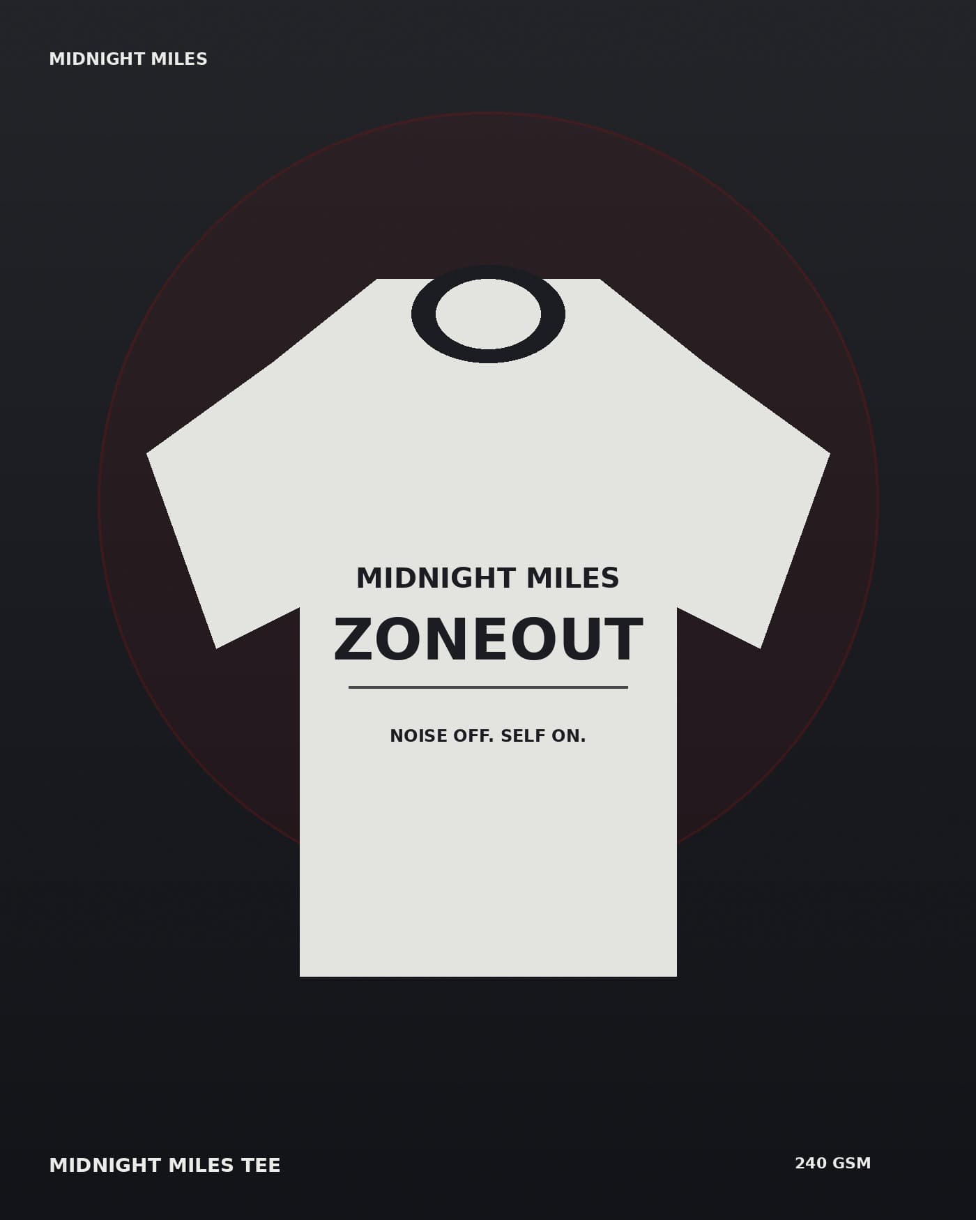 Midnight Miles Oversized Tee