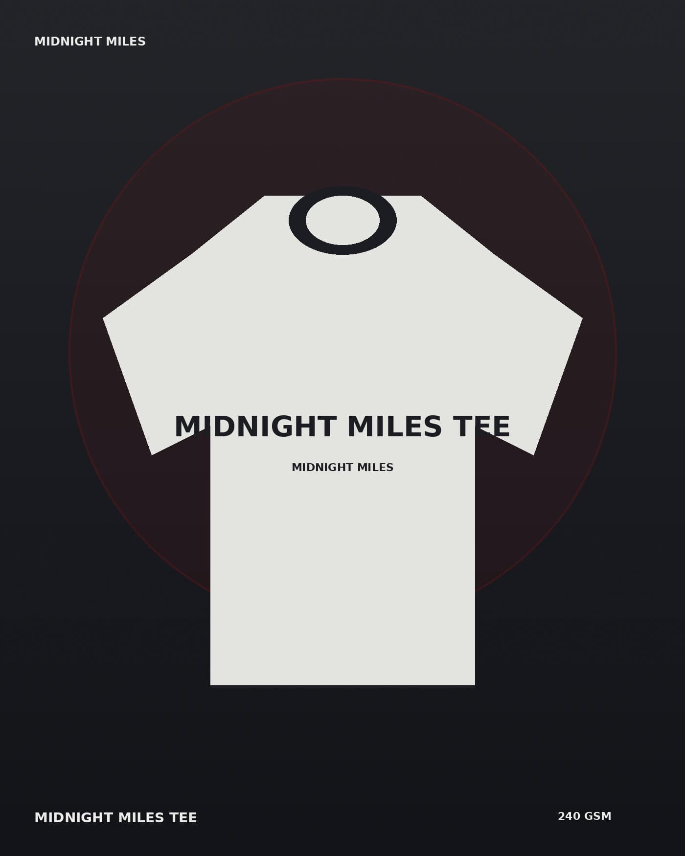 Midnight Miles Oversized Tee