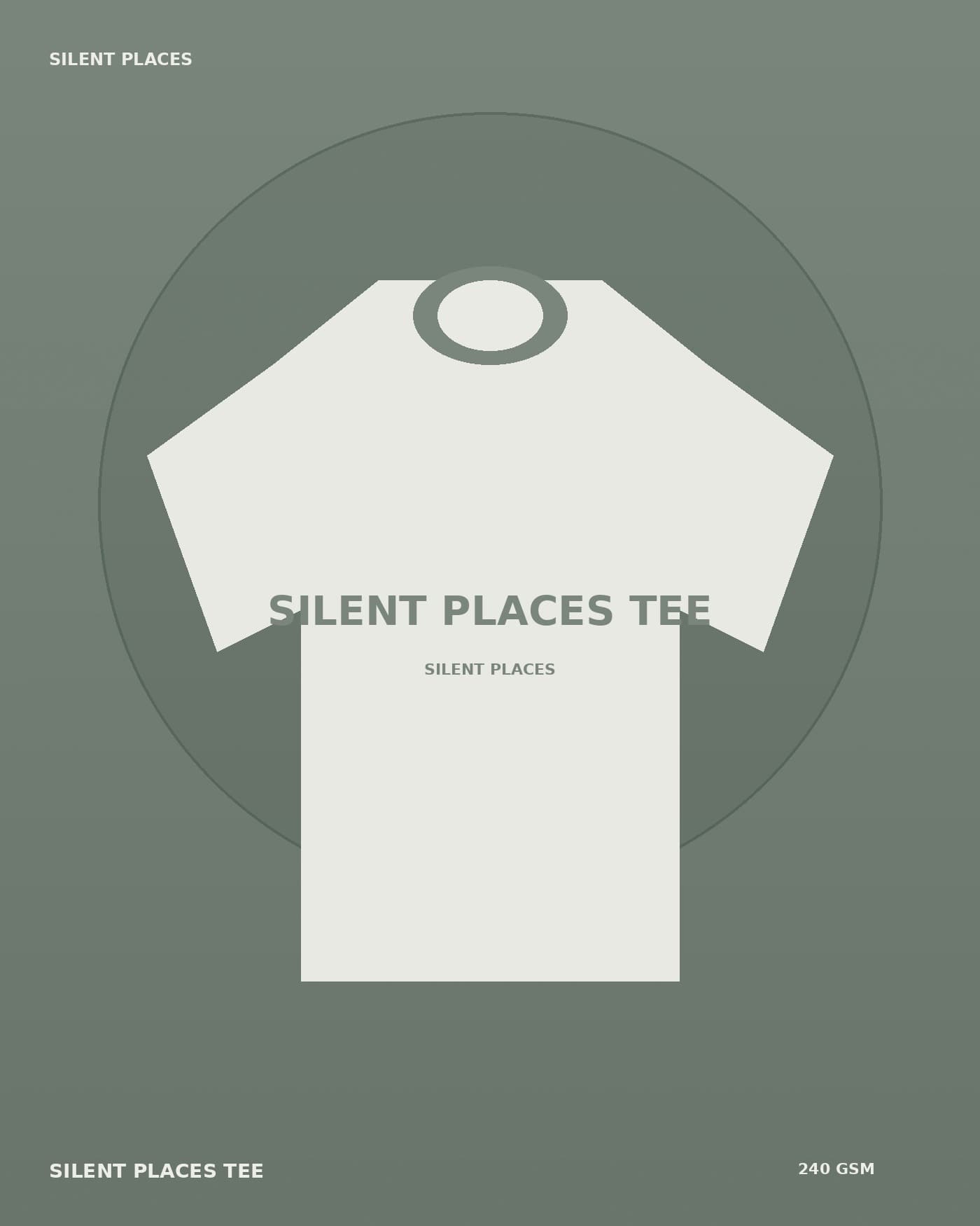 Silent Places Oversized Tee