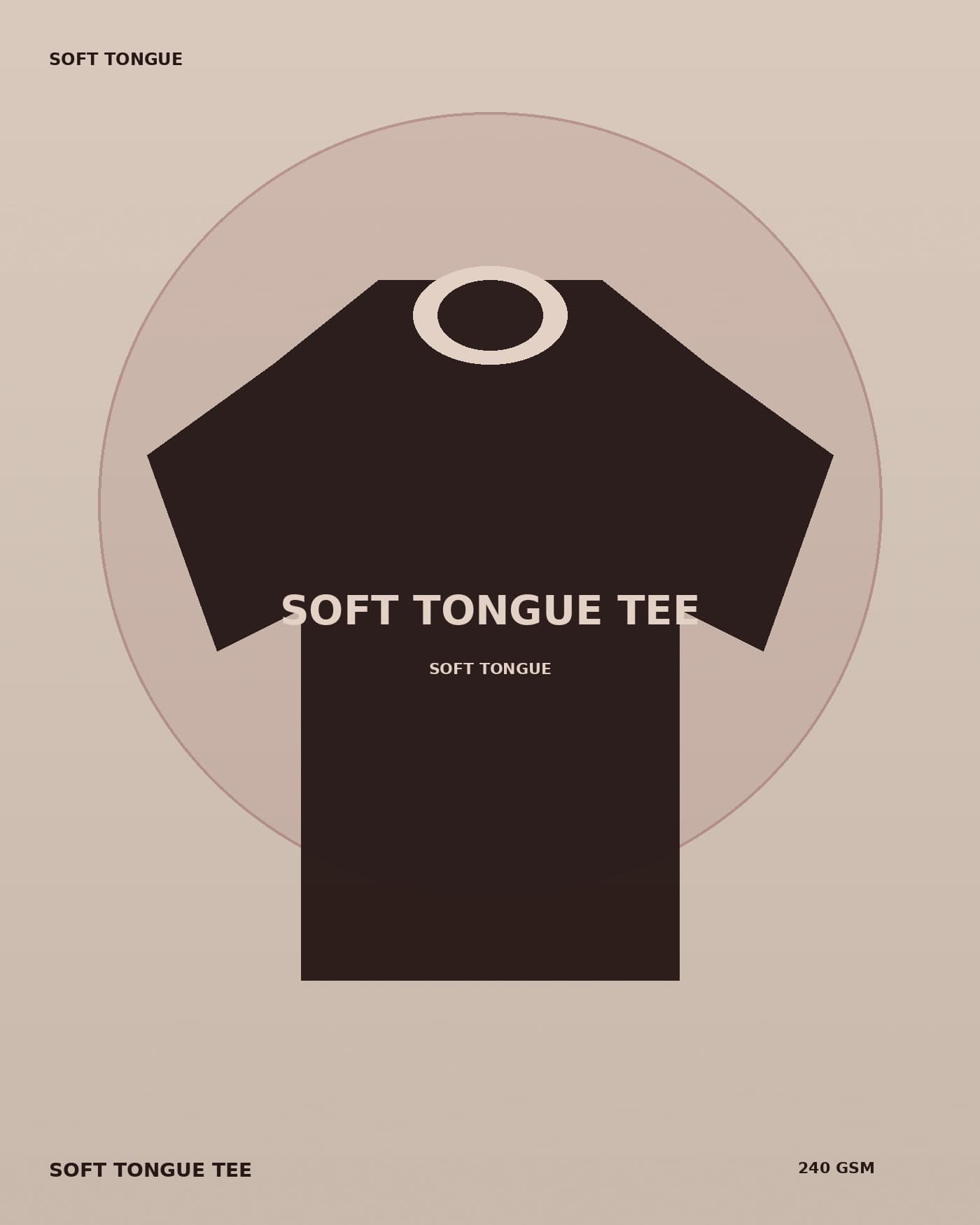 Soft Tongue Oversized Tee