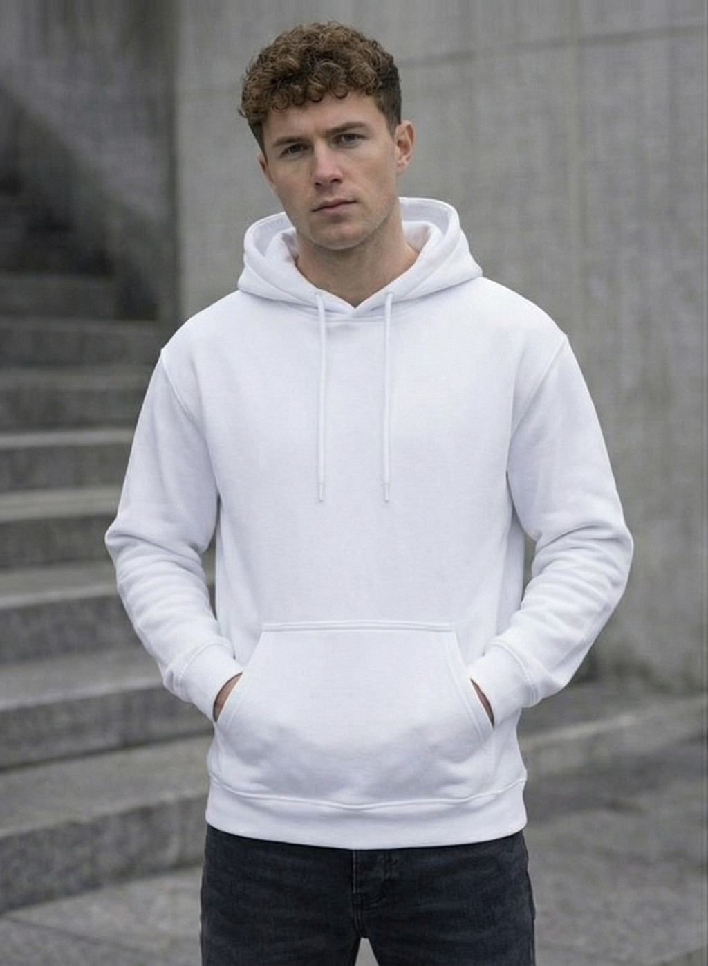 Plain - No Print - Hoodie - Unpressured Wear - 300 GSM