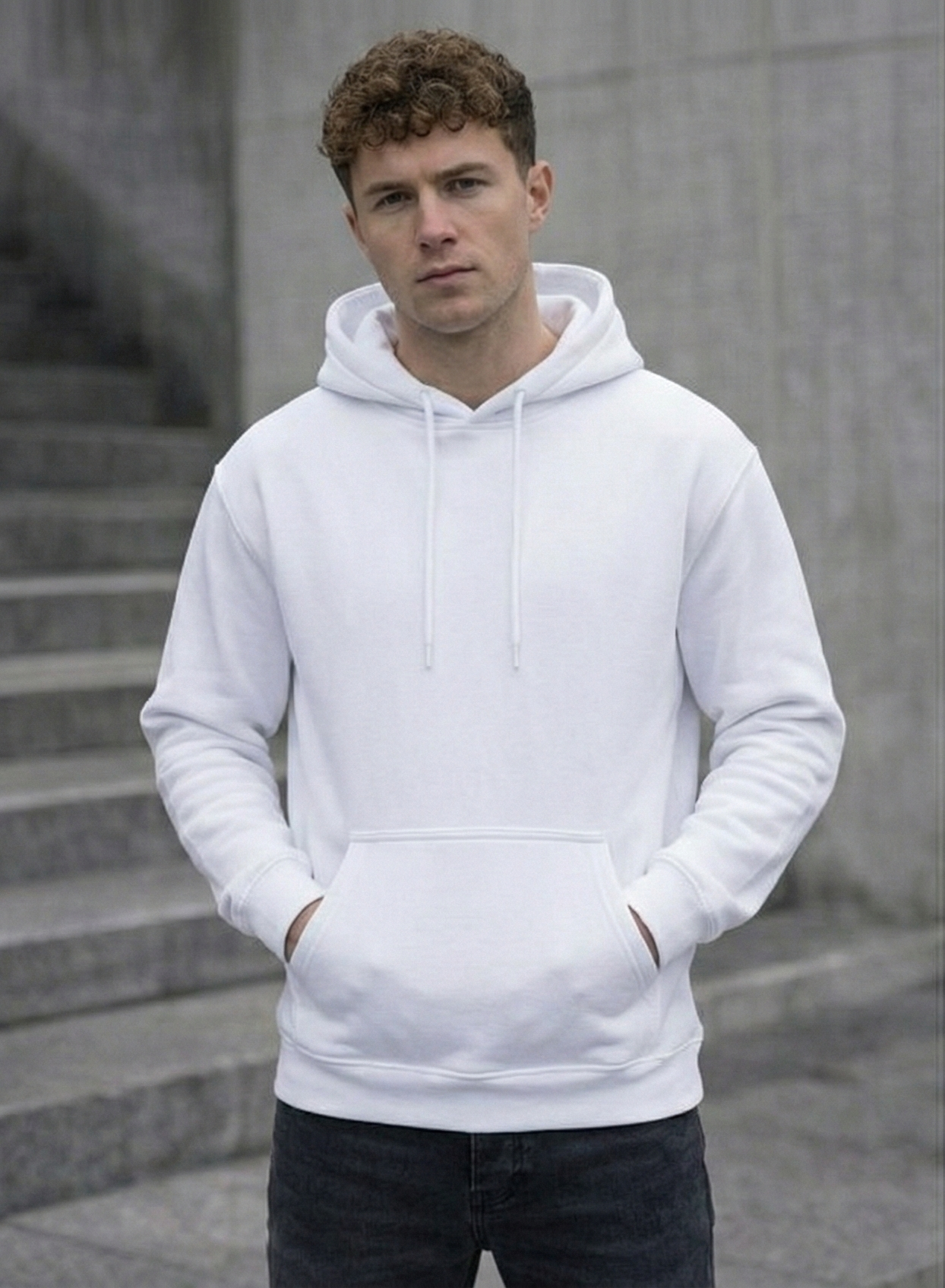 Plain - No Print - Hoodie - Unpressured Wear - 300 GSM