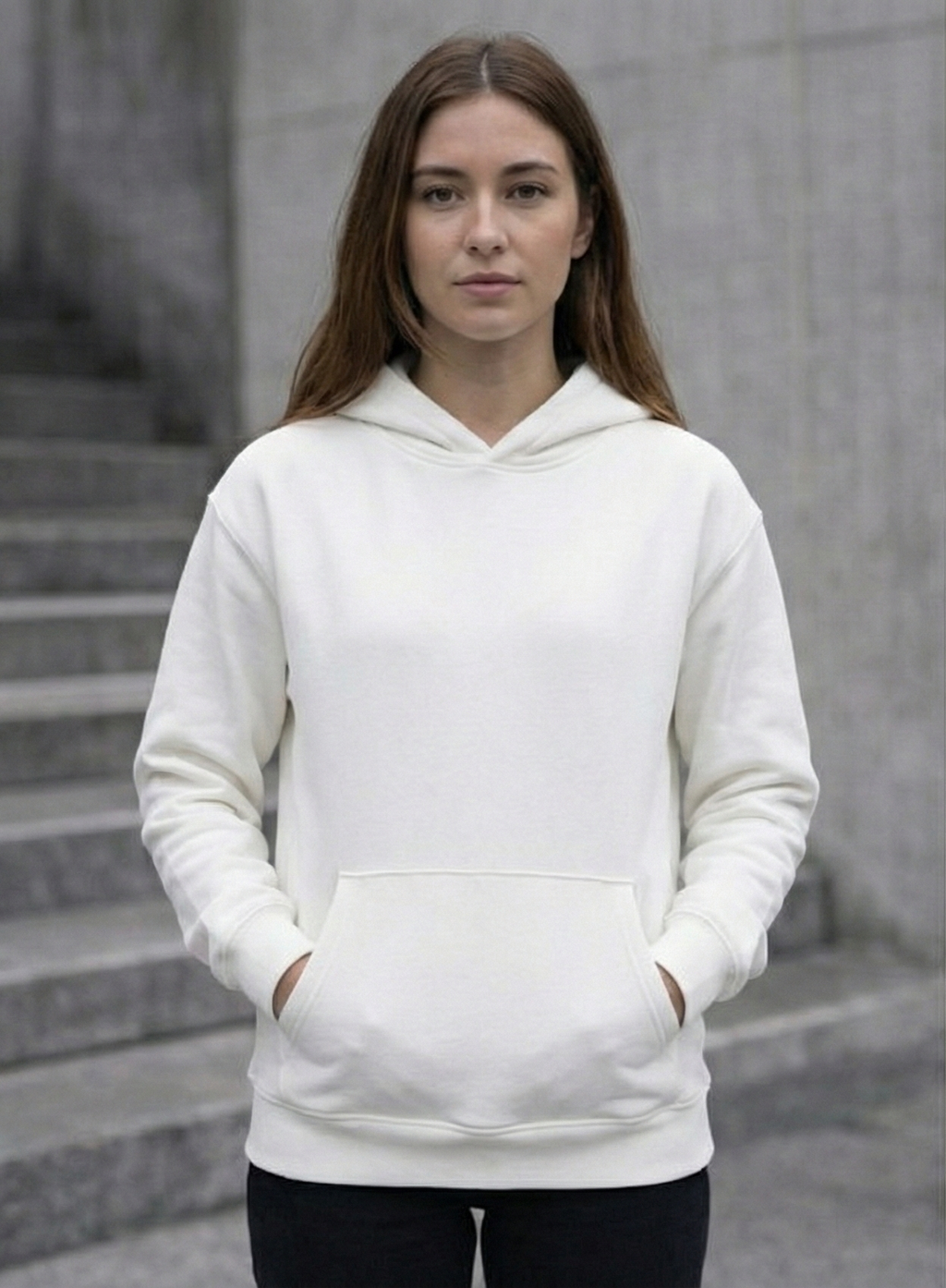 Plain - No Print - Hoodie - Unpressured Wear - 206GSM