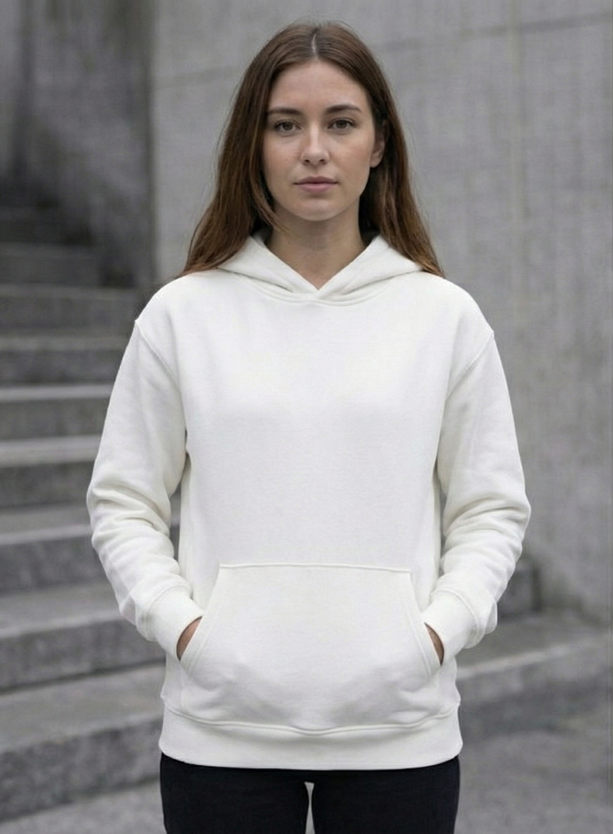 Plain - No Print - Hoodie - Unpressured Wear - 206GSM