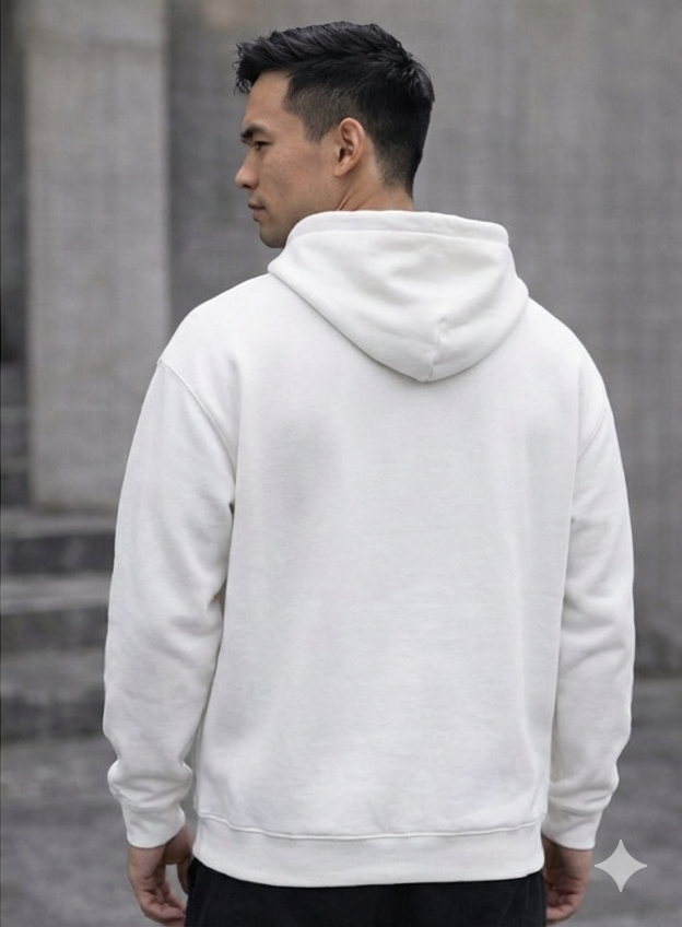 Plain - No Print - Hoodie - Unpressured Wear - 206GSM